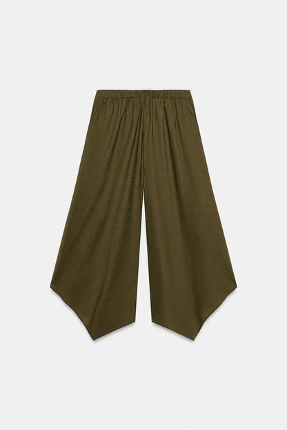 Pantalon-culotte asymétrique
