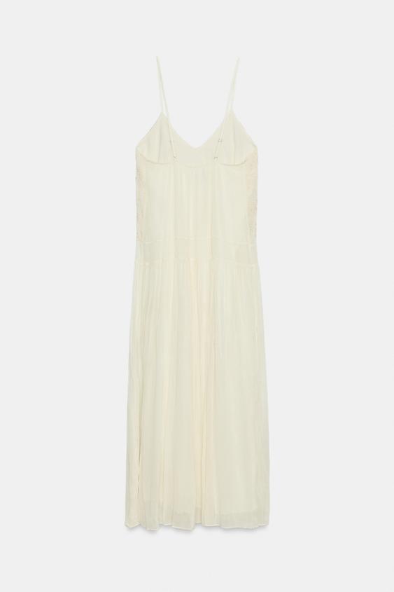 Robe nuisette brodée