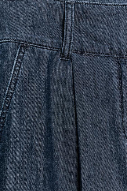 Pantalon coupe barrel à pinces