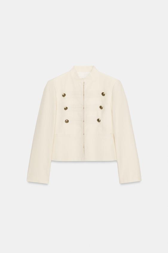 Veste cintrée à boutons ZW Collection