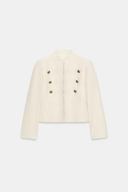 Veste cintrée à boutons ZW Collection