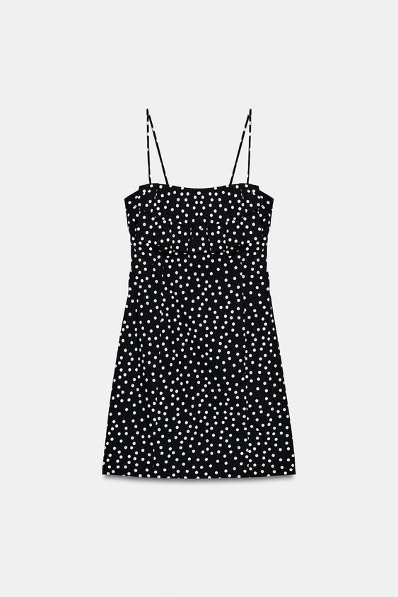 Robe mini à pois