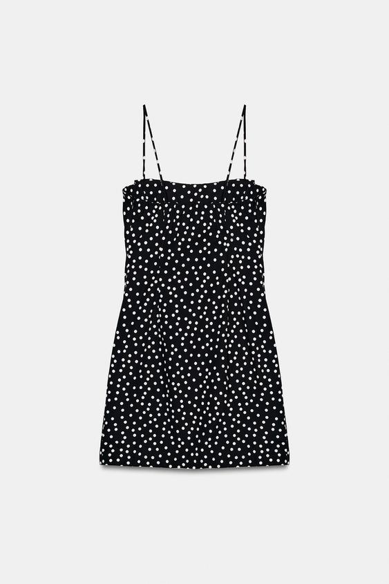 Robe mini à pois