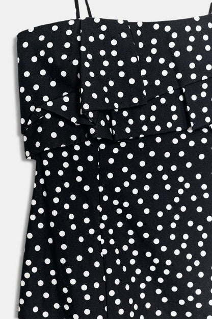 Robe mini à pois