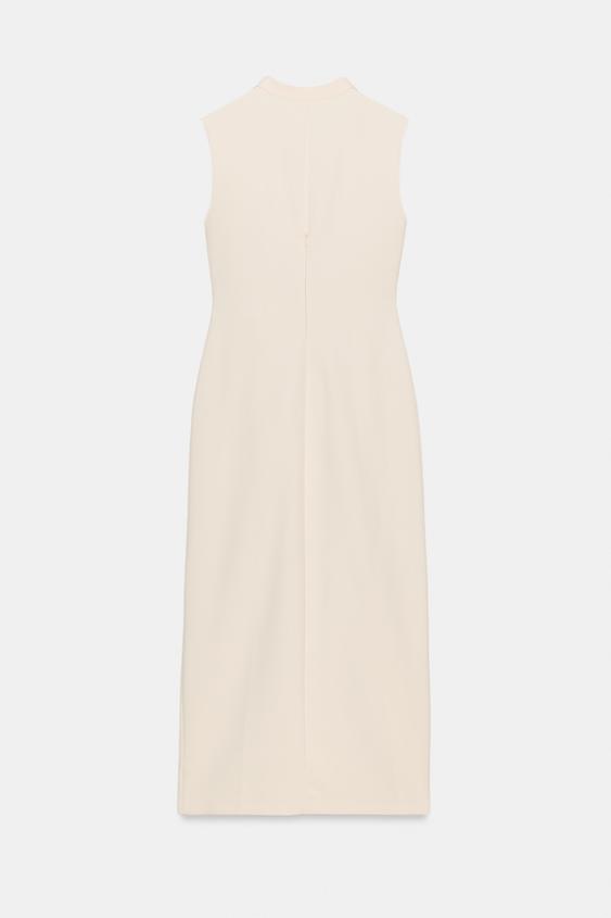 Robe midi avec ceinture