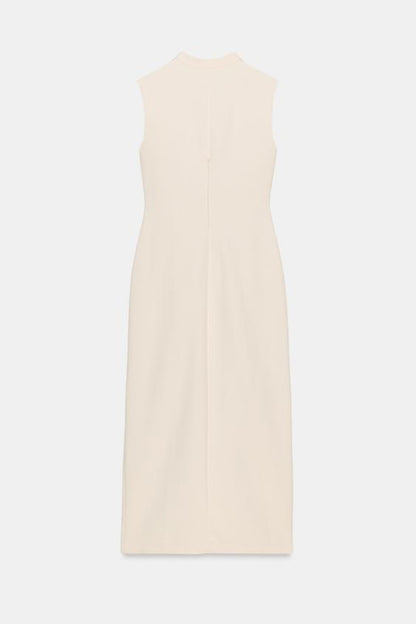 Robe midi avec ceinture