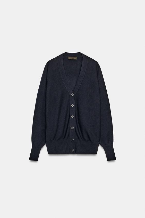 Veste en maille à manches chauve-souris