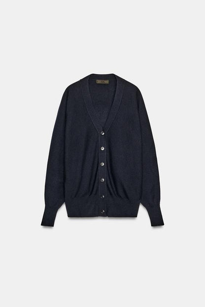 Veste en maille à manches chauve-souris