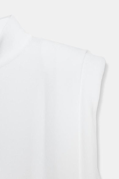 Top en maille à dos ouvert