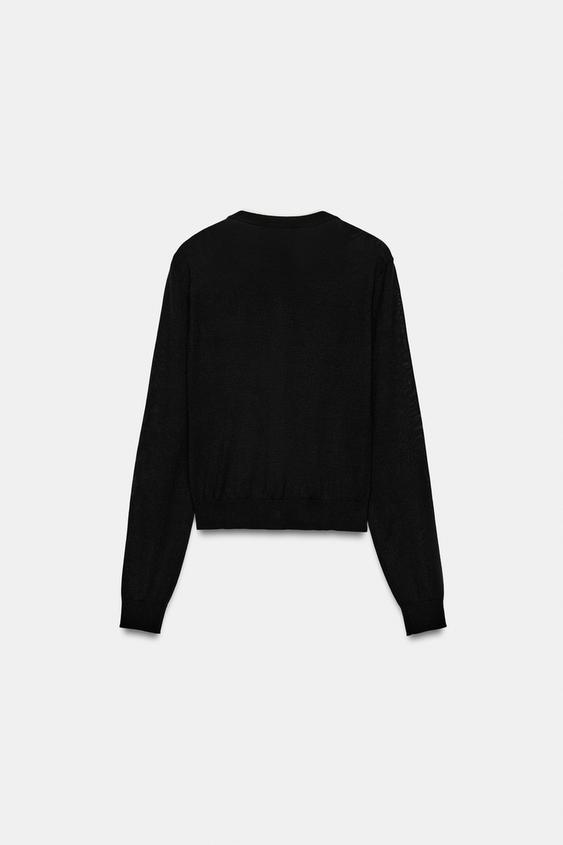 Veste contrastée en maille