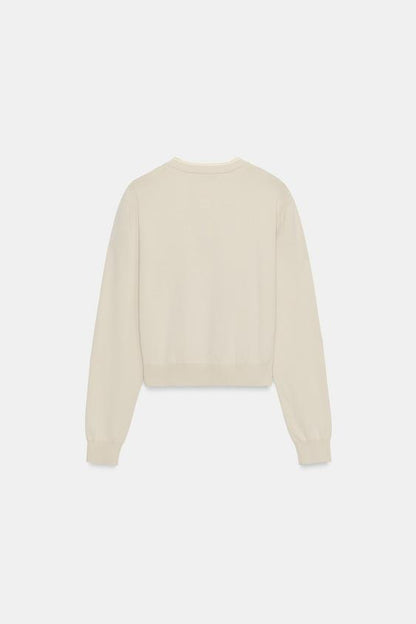 Veste contrastée en maille