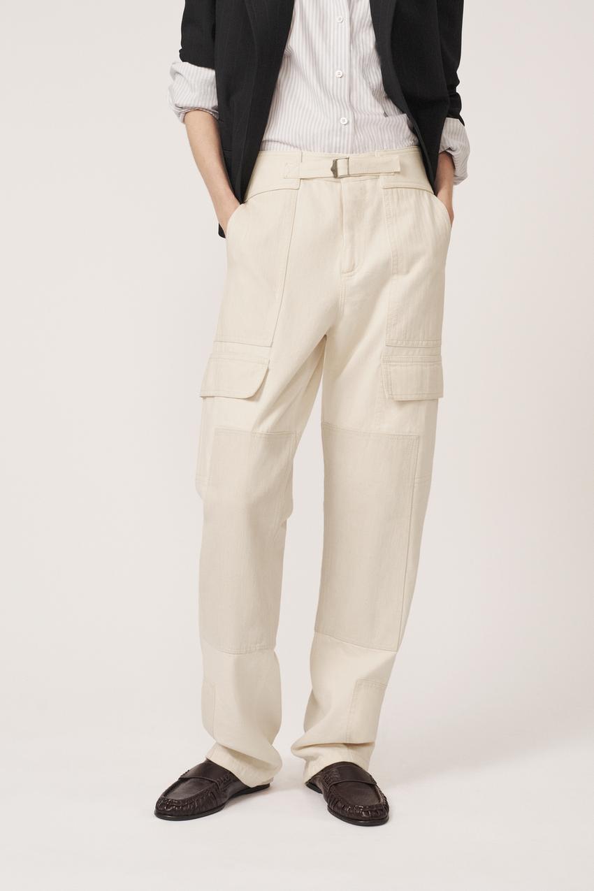 Pantalon patchwork The Item Zara Woman