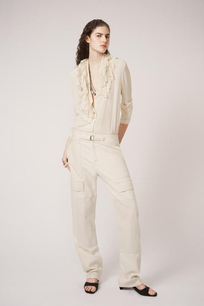 Pantalon patchwork The Item Zara Woman