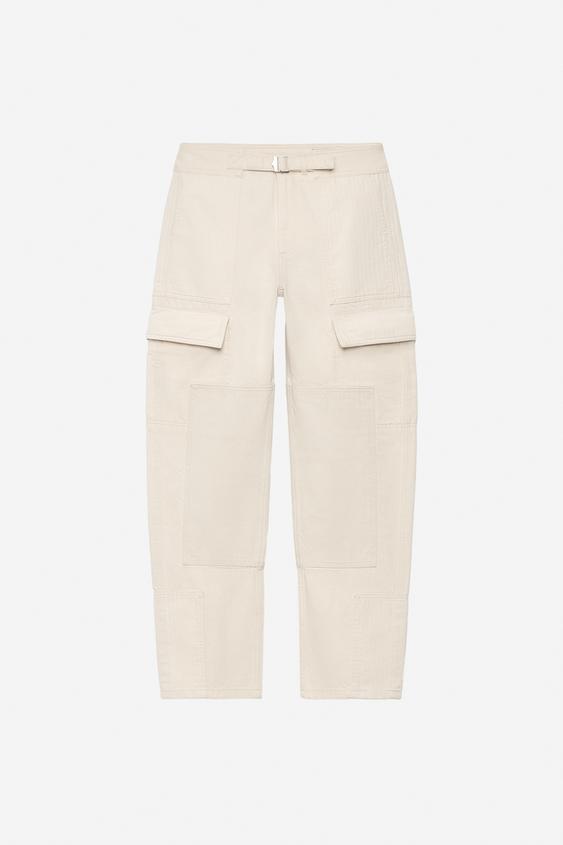 Pantalon patchwork The Item Zara Woman
