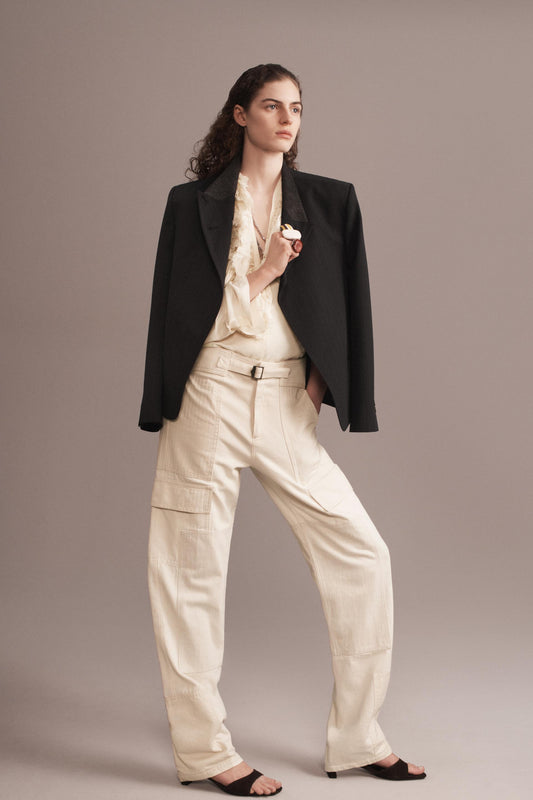 Pantalon patchwork The Item Zara Woman
