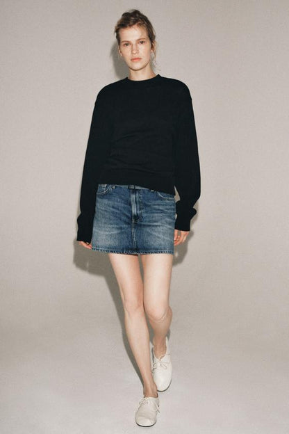 Jupe courte en denim ZW Collection