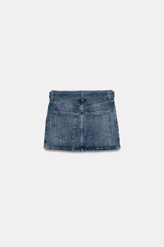 Jupe courte en denim ZW Collection