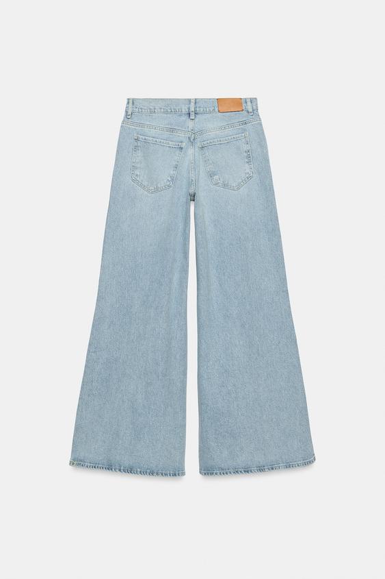 Jean ZW Collection maxi à jambe large et taille basse