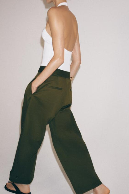 Pantalon chino à passants ZW Collection