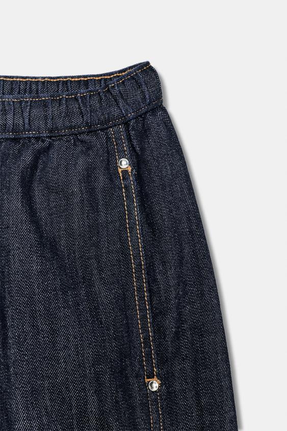 Jean Z1975 jogger à jambe large taille mi-haute