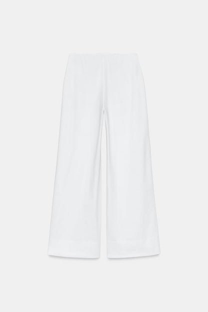 Pantalon droit en coton