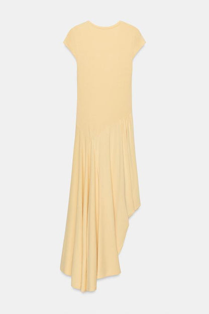 Robe longue asymétrique