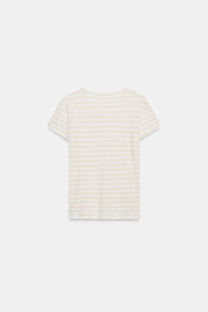 T-shirt à manches courtes en lin