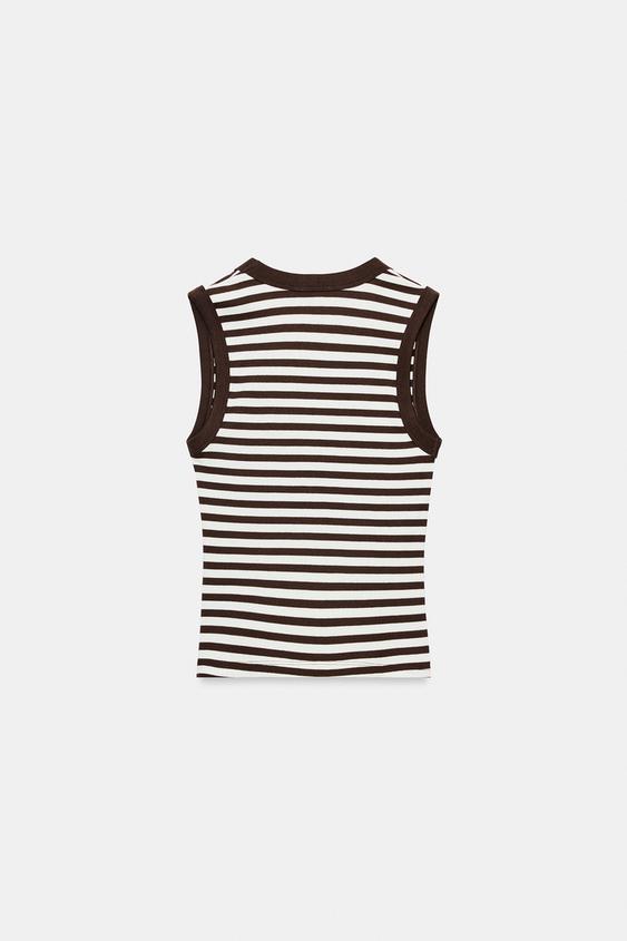 T-shirt en coton à décolleté en V