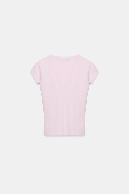 T-shirt à décolleté en V