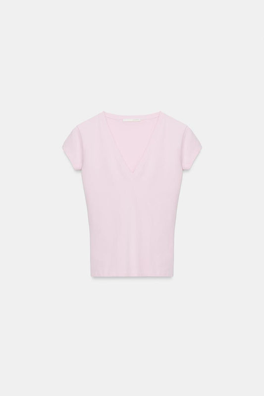 T-shirt à décolleté en V