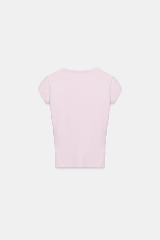 T-shirt à décolleté en V
