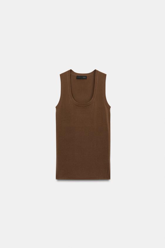 Top en maille ultrafine