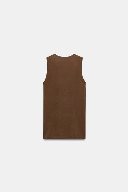 Top en maille ultrafine