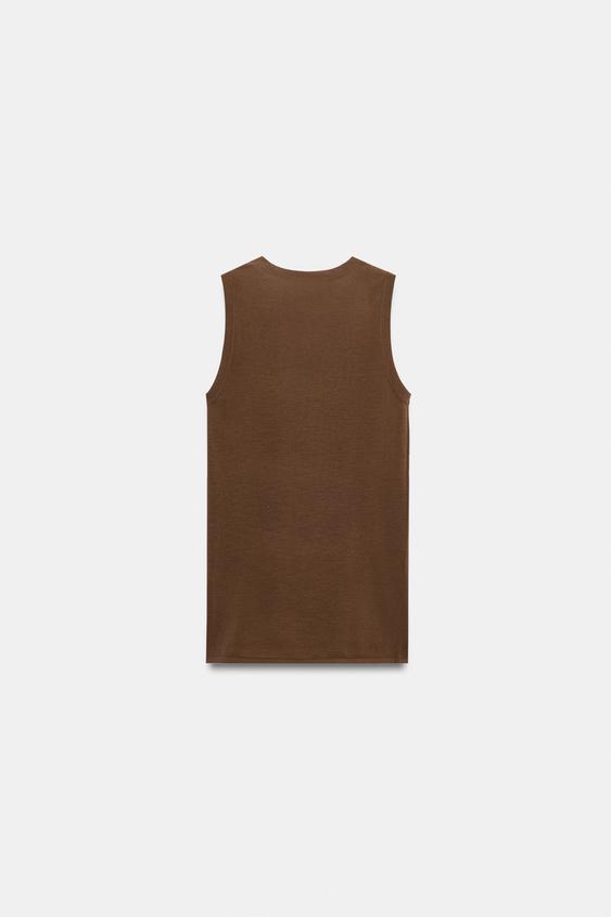 Top en maille ultrafine