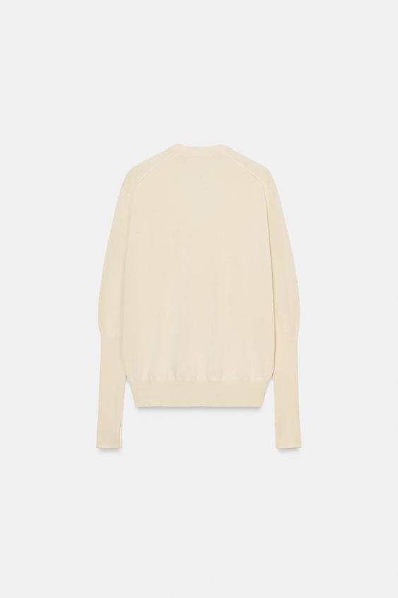 Pull en maille ultrafine à col V