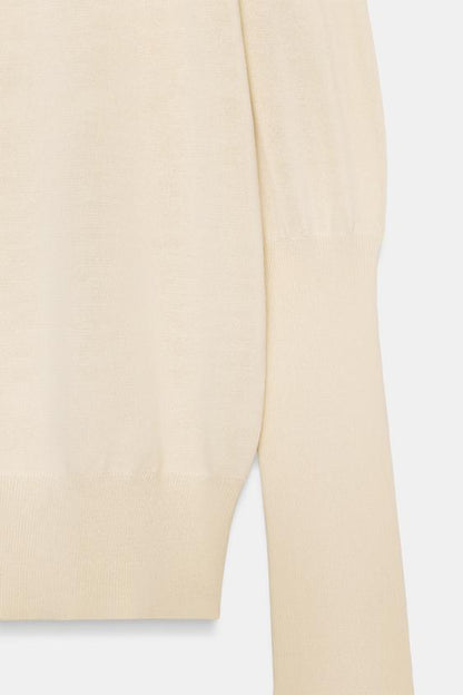 Pull en maille ultrafine à col V