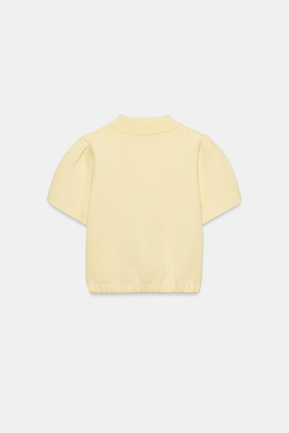 Veste en maille avec nœud