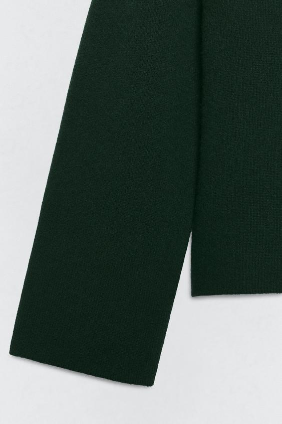 Veste à épaulettes 100 % laine Soshiotsuki x Zara