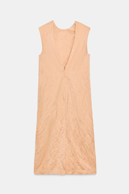 Robe midi effet froissé ZW Collection