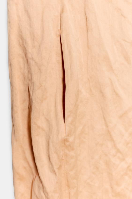 Robe midi effet froissé ZW Collection