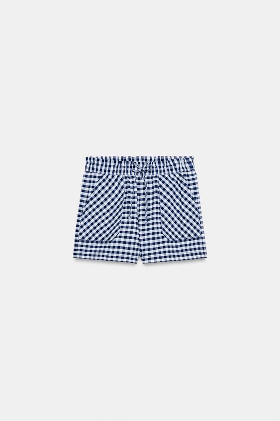 Short à carreaux vichy ZW Collection