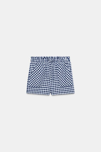 Short à carreaux vichy ZW Collection