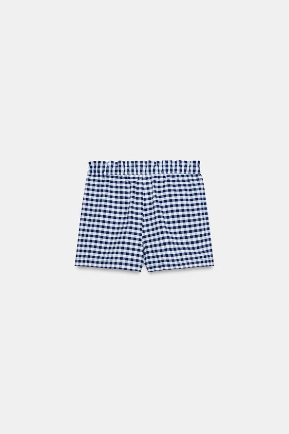 Short à carreaux vichy ZW Collection
