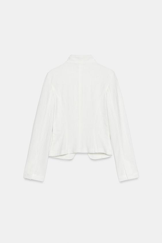 Veste croisée en ramie
