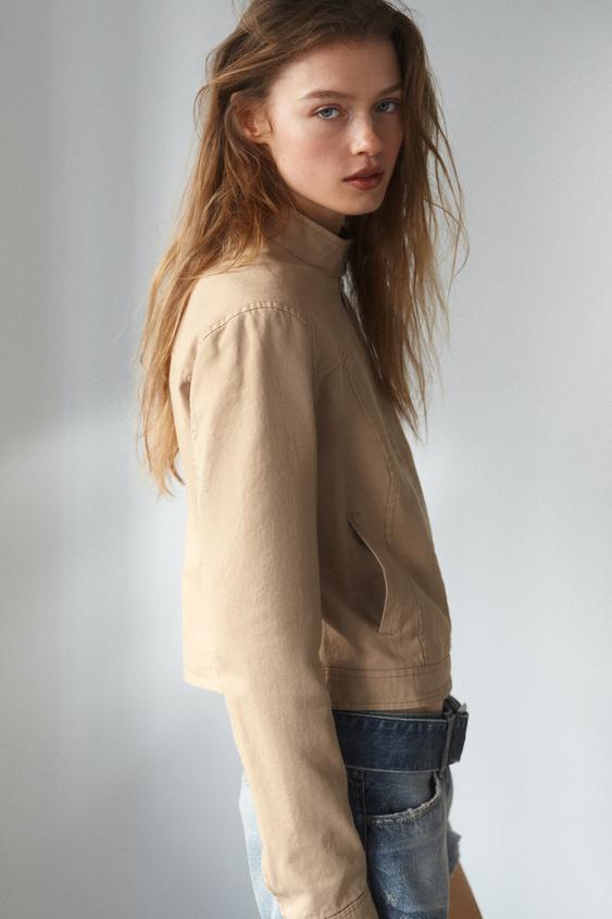 Veste effet délavé