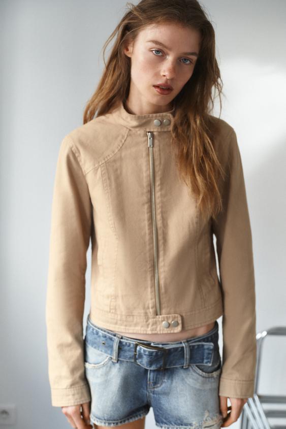 Veste effet délavé