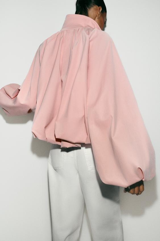 Veste bomber manches ballon