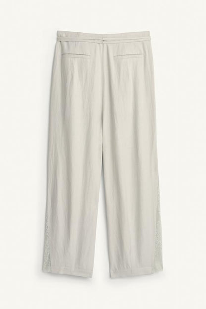 Pantalon contrasté en dentelle Édition limitée
