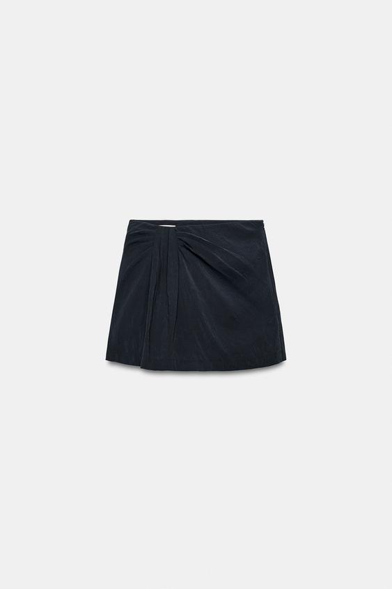 Jupe-culotte drapée