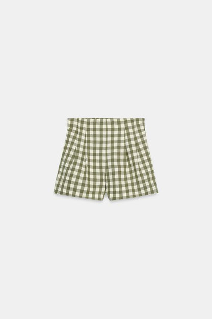 Short à carreaux vichy